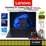 Lenovo TP X1 Carbon Gen 13 Aura Edition - Intel Core Ultra 7 - Intel Arc - 32GB RAM - 1TB SSD ( 3Yrs