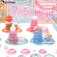 QUENNA 3D Crystal Cartoon Stacking Stickers Kids Educational DIY Toy Safe Smooth Edge For Journal Sc