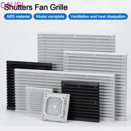CAUSI Cabinet Ventilation Filter, White Without Fan Shutters Fan Grille, ABS Fan Filter