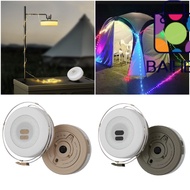 BAIHEE Retractable Led Light String, Hangable 7 Color Lighting LED Camping Fairy Lights, Portable IP