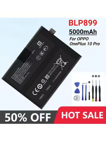 High Quality BLP899 Capacity Mobile Phone Replacement Battery for OnePlus 10 Pro / 1+10 PRO 2500mAhx