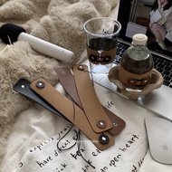 Leather Cork Cup Sleeve Eco-friendly Insulation Rope Cup Sleeve Glass Stainless Steel Coffee Cup Woo