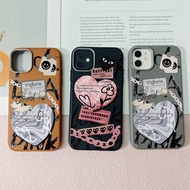 For Infinix Note 12 Turbo 40 G96 30 40 Smart 8 9 7 5 6 Heart Graffiti Leather Case PWJK855A