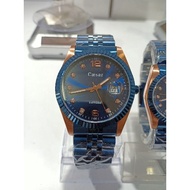 ORIGINAL CAESAR SAPPHIRE GLASS STAINLESS STEEL ANALOGUE MEN'S WATCH CA-1031BLM