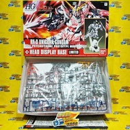 260725-50= 全新未砌 萬代 HG 1/144 RX-0 獨角獸高達（毀滅模式）+ 1/48 頭像底座 BRAND NEW UNASSEMBLED BANDAI HG 1/144 RX-0 U