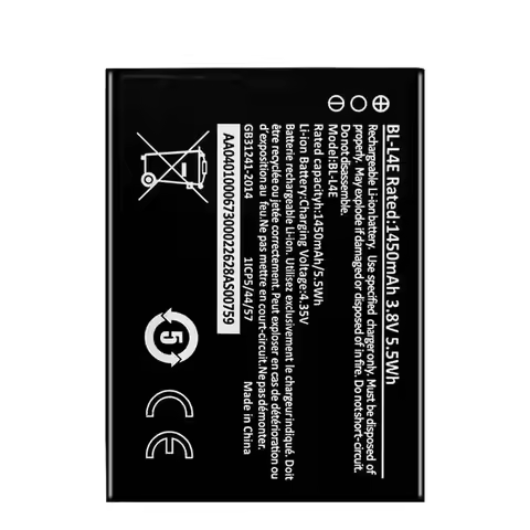 Mobile Phone Battery BL-L4E 1450Mah For Nokia 8210 4G 2660 Flip TA-1480 2760 2780 Hmd