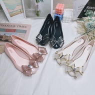 Women's Shoes Jelly Shoes Gilded Bow Jelly Beach Shoes