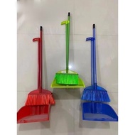 Plastic Broom and Dustpan 2 in 1 set,  Walis with dustpan ,RANDOM COLOR