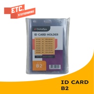 Dataflex ID Card B2 Case Plastik Mika / Name Tag Holder VC-602