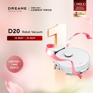 【NEW】Dreame D20 / D9 Max Gen 2 Robot Vacuum and Mop | 13,000Pa Vormax Suction | HyperStream™DuoBrush