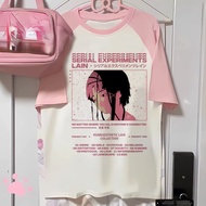 Serial Experiments Lain T-Shirt - '80s-'00s Grunge Gothic Anime Vibes