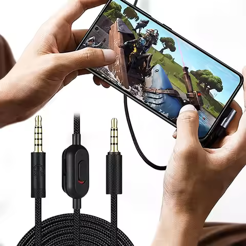 2m Aux Cord Headset Cable Replacement Game Headphone Audio Cable Replacement for Logitech GPRO/GPRO 
