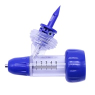 1Pcs 2ml / 5ml Veterinary Adjustable Continuous Syringe Accessories Syringe Vaccine Injector Dose Tu