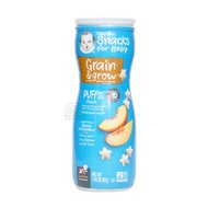 Gerber graduates baby food puffs, peach, 42g