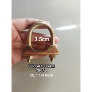 IRON PIPE CLAMP U 1 1/ 4" Inch | U-CLAMP Exhaust CLAMP Bolt