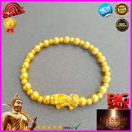 feng shui lucky charm 2024 bracelet Vietnamese alluvial gold transfer gold bead Pixiu bracelet,bracelets for men,bracelets for women elegant,lucky charm