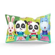 Sarung Bantal Tidur Anak (Sarung) Motif Kartun Ukuran 45x35 cm Motif Polisi Labrador Dan Baby Bus by