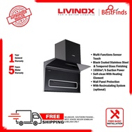 *FREE SHIPPING* Livinox LCH-MICA-90BL Chimney Hood LCH MICA 90BL
