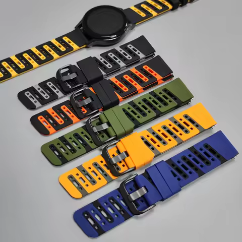 22mm Rubber Bands For Amazfit Balance 3 2 Ultra Breathable Straps Bracelet for Amazfit Bip Max Bip6 