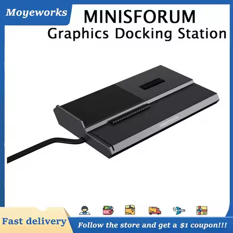 MINISFORUM DEG1 Oculink Graphics Dock Hub For UM880 UM890 Gaming PCIe4.0x4 Expansion 64GT/S External