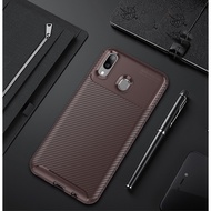 Ốp lưng cho Samsung Galaxy A20 A30 - Ốp Lưng Điện Thoại Di Động Mờ Chống Trầy Xước Bằng Sợi Carbon T