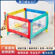 兒童遊戲圍欄嬰兒床新生兒臥室家用可摺疊可攜式防護欄