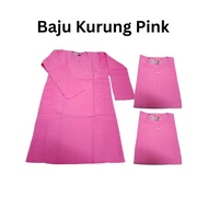 [CLEAR STOCK] SN Baju Kurung Pink - Sekolah Rendah & Menengah
