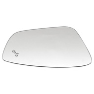 For VW Jetta Passat Beetle Heated Blind Spot Warning Heated Wing Rearview Mirror Flat Glass 5C685752
