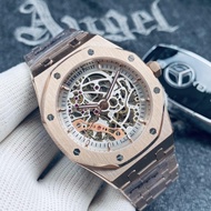 實拍 AUDEMARS PIGUET 愛彼皇家橡樹系列 ap男士腕錶 鏤空設計搭載全自動機械機芯手錶 機械錶