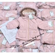 Genuine HM CHINA girls' Parka, sizes from 6-9m to 3-4y