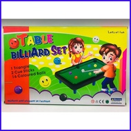 ◎ ❐ Pool Table Billiard Play Set Toy For Kids soC1