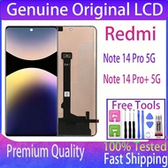 Original AMOLED For Redmi Note 14 Pro Note 14 Pro Plus 5G LCD Display Touch Screen Replacement