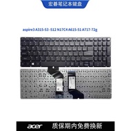 Acer aspire3 A315-53-512 31 32 21 N17C4 A615-51 A717-72g Keyboard
