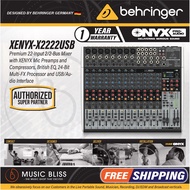 Behringer XENYX X2222USB Mixer with USB and Effects (XENYXX2222USB / XENYX-X2222USB)