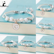 Christmas Gift Ideas Ceramic Jewelry Simple Letter Bracelets HT