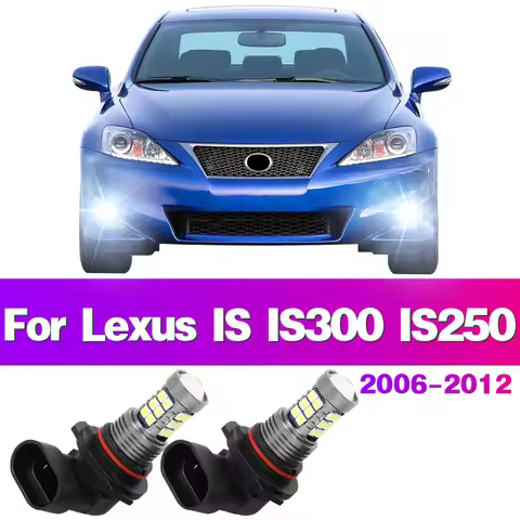 LED Car Front Fog Light Lamps 9006 HB4 Bulb For Lexus IS IS300 IS250 2006 2007 2008 2009 2010 2011 2