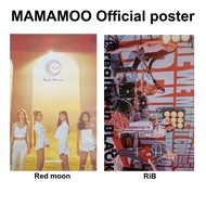 MAMAMOO official poster Album BLUE;S Where are We White Wind (solar, moonbyul, wheein, hwasa)