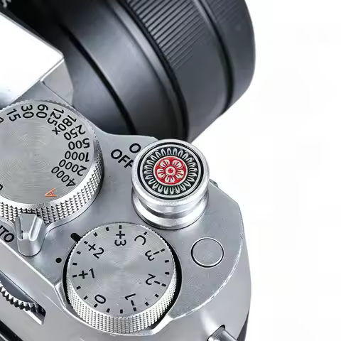 Aluminum Alloy Camera Shutter Button for Fujifilm X-T10 X100VI Nikon F3 Canon Leica Ricoh Vintage Fi