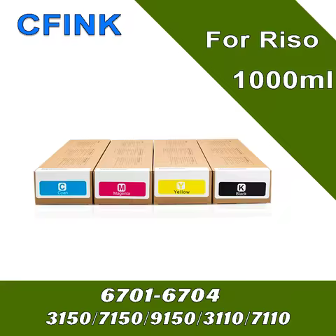 CFINK for Riso S-6701G S-6702G S-6703G S-6704G Ink Cartridge Compatible for Riso 3150 7150 9150 3110