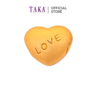 TAKA Jewellery 999 Pure Gold Charm Heart