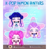 KPOP Demon Hunters Sticker | Huntrix Waterproof Sticker | Mira, Rumi, Zoey | DC030