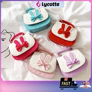 LYCOTTEmy Sling17 Kid Bag Fashion Children's Bag Mini Bag Cross Arm Ribbon Rabbit Flower Fashion Gir