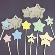 Chocolate Lollipop Mold Star Chocolate Silicone Moon Cake Decorating