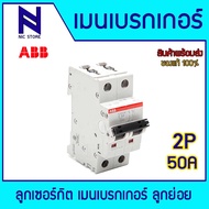 ABB เซอร์กิตเบรกเกอร์ Circuit Breaker ABB-MCB 2P 50A - 63A 10KA S202M MCB 2 เฟส 50A 63A
