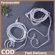 FCMY 3.5MM 2PIN In Ear Wired Earphones KZ Silver Plated KZ Earphones Cables Upgrade Cable With Micro