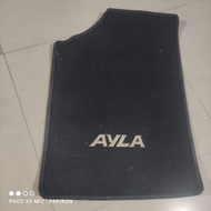 Front velvet carpet original aylaKiri, still velvet, color, still concentrated, rear bag, still spot