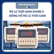 Omron DH48S-S 220V time relay, DH48S-1Z time relay clock, omron DH48S-2Z timer, time relay