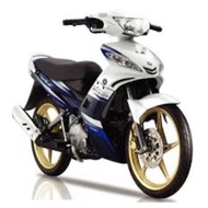 LCV1 EXCITER 2010 MALAYSIA STICKER ORIGINAL BLUE