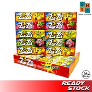 20pcs Zizi Tattoo Bubble Gum Halal Snack Candy Chewy Gum【Strawberry, Orange, Banana, Peach Flavour】【
