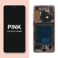 หน้าจอแสดงผล S21 TFT สำหรับ Samsung Galaxy S21 5G G991B G991B /ds จอแสดงผล LCD ทัชสกรีนดิจิตอลพร้อมอ